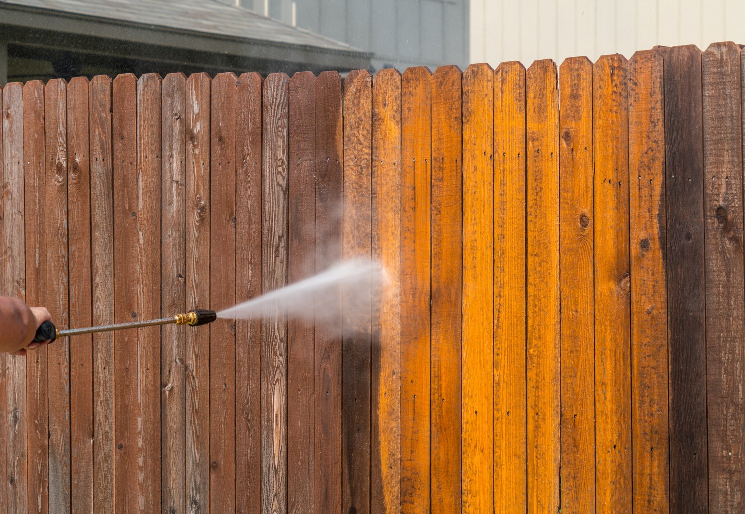 Repairs and house maintenance , Pressure washing